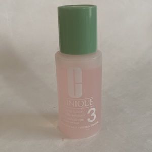 CLINIQUE Clarifying Lotion 3 Twice a Day Exfoliant Combination Oily 1oz NWOT